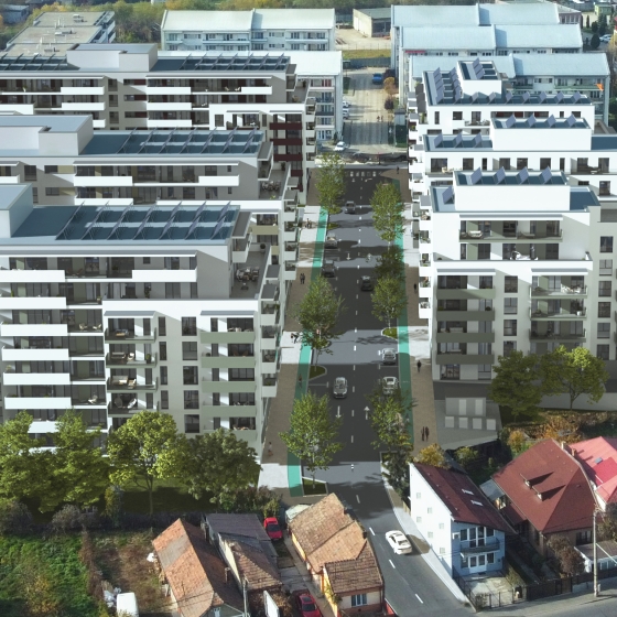 4 blocuri cu 411 de apartamente noi cu CF în Elite Junior Cluj-Napoca